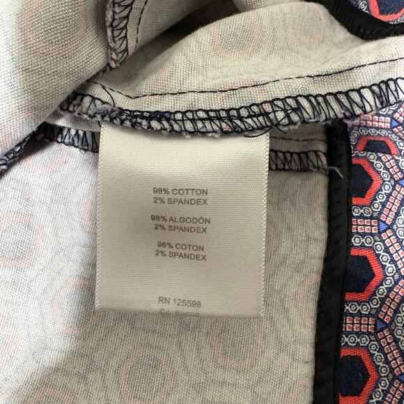 Ellen Tracy Jacket Women Medium Cotton‎ Box Jacket Pink Blue Career Office - Picture 7 of 9